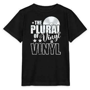 The Plural of Vinyl is VINYL Record - Stanley/Stella MINI CREATOR Kids’ T-Shirt - black - Front - Mikhail (115cm)