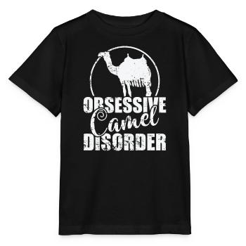 Trouble obsessionnel du chameau dromadaire - T-shirt bio MINI CREATOR Stanley/Stella Enfant - noir - Devant - Mikhail (115cm)