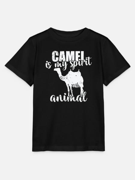 Camel is my Spirit Animal Dromedar - Stanley/Stella Kinder T-Shirt MINI CREATOR - Schwarz