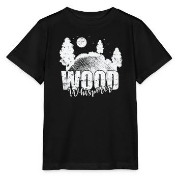 Travailleur forestier Travailleur forestier - T-shirt bio MINI CREATOR Stanley/Stella Enfant - noir - Devant - Mikhail (115cm)