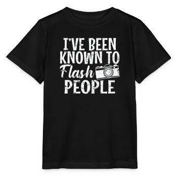 J’ai été connu de Flash People Fotograf - T-shirt bio MINI CREATOR Stanley/Stella Enfant - noir - Devant - Mikhail (115cm)