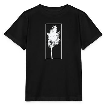 Arbre Portait Nature Forêts Feuilles - T-shirt bio MINI CREATOR Stanley/Stella Enfant - noir - Devant - Mikhail (115cm)