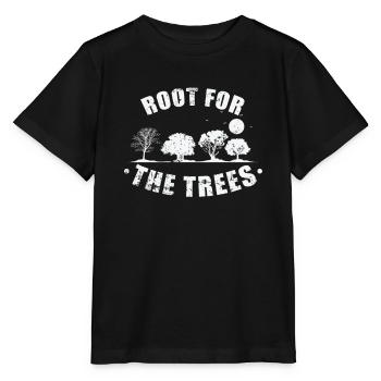 Racine pour les arbres Nature Forêts Feuilles - T-shirt bio MINI CREATOR Stanley/Stella Enfant - noir - Devant - Mikhail (115cm)