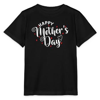 Bonne fête des mères Mami - T-shirt bio MINI CREATOR Stanley/Stella Enfant - noir - Devant - Mikhail (115cm)