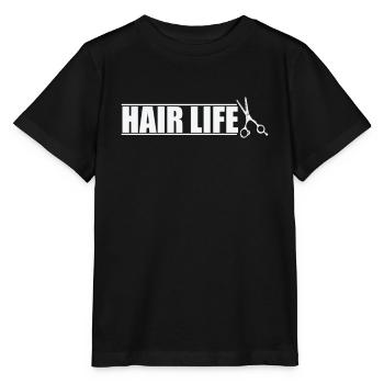 Hair Life Hairdresser Profession Hair - Stanley/Stella MINI CREATOR Kids’ T-Shirt - black - Front - Mikhail (115cm)