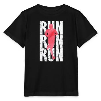 Run, run, run, jog - Stanley/Stella MINI CREATOR Kids’ T-Shirt - black - Front - Mikhail (115cm)