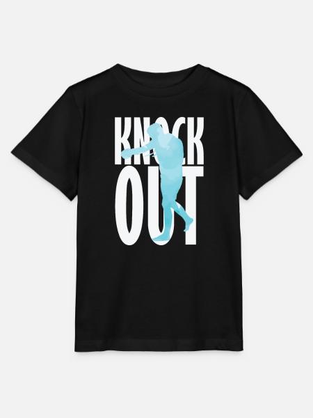 Knock Out Boxen - Stanley/Stella Kinder T-Shirt MINI CREATOR  - Schwarz