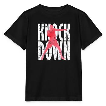 Boxe Knock Down - T-shirt bio MINI CREATOR Stanley/Stella Enfant - noir - Devant - Mikhail (115cm)