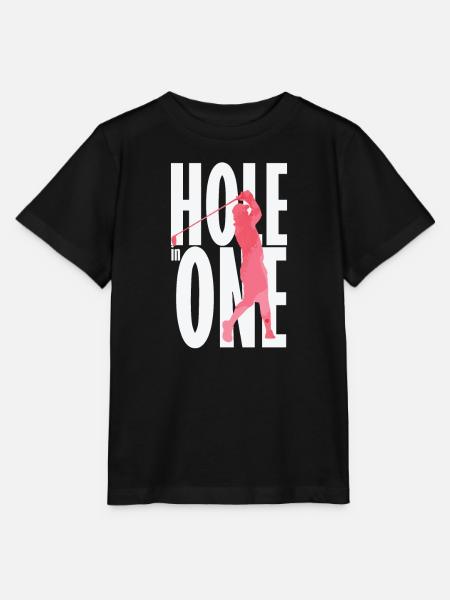 Hole in One Golf - Stanley/Stella Kinder T-Shirt MINI CREATOR - Schwarz