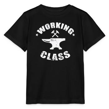 Profession de métallurgiste de la classe ouvrière - T-shirt bio MINI CREATOR Stanley/Stella Enfant - noir - Devant - Mikhail (115cm)