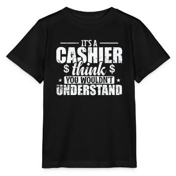 It's a Cashier Thing you wouldn't understand - Stanley/Stella Kinder T-Shirt MINI CREATOR  - Schwarz - Vorne - Mikhail (115cm)