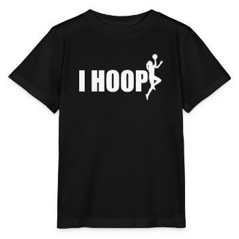 I Hoop Basketball Mädchen Teamsport - Stanley/Stella Kinder T-Shirt MINI CREATOR  - Schwarz - Vorne - Mikhail (115cm)