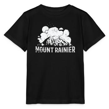 Mount Rainier Washington Cascade Range - Stanley/Stella MINI CREATOR Kids’ T-Shirt - black - Front - Mikhail (115cm)