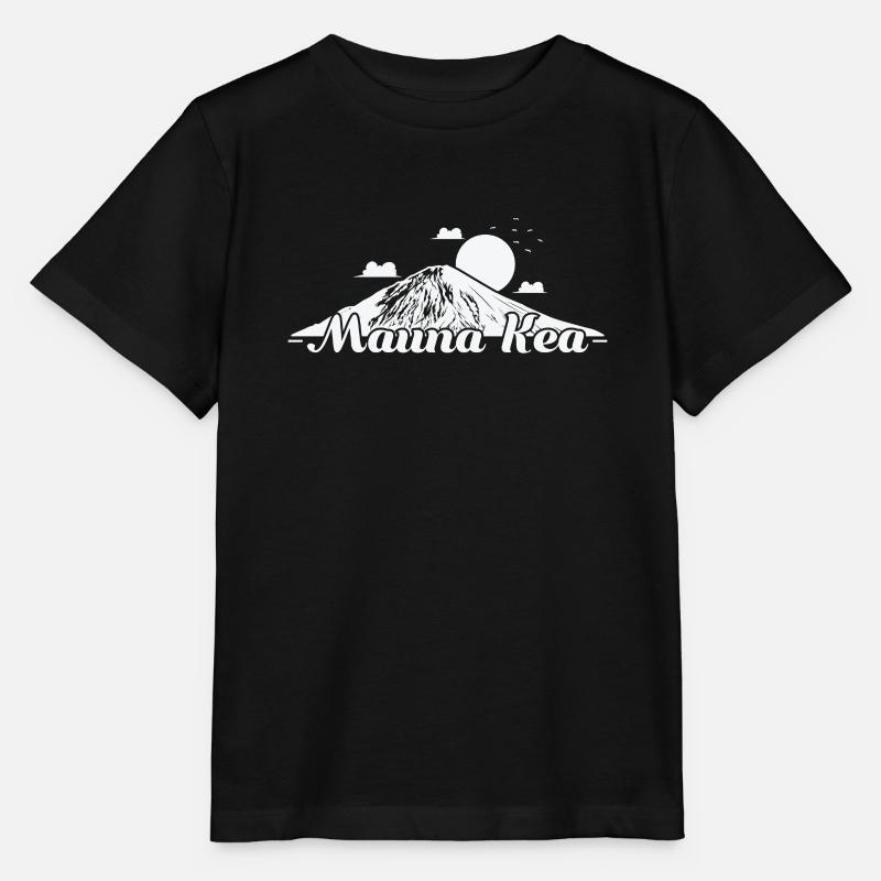 Mauna Kea Vulkan Hawaii USA - Stanley/Stella Kinder T-Shirt MINI CREATOR  - Schwarz