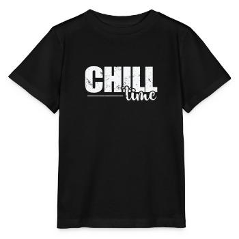 Temps de détente Relax - T-shirt bio MINI CREATOR Stanley/Stella Enfant - noir - Devant - Mikhail (115cm)