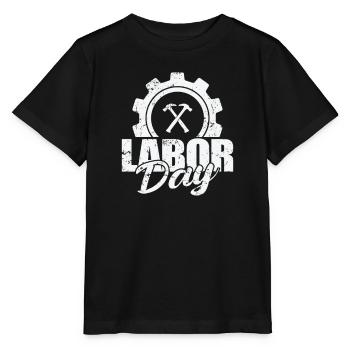 Fête du Travail aux États-Unis - T-shirt bio MINI CREATOR Stanley/Stella Enfant - noir - Devant - Mikhail (115cm)