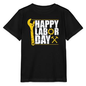 Bonne fête du Travail Meilleur lundi - T-shirt bio MINI CREATOR Stanley/Stella Enfant - noir - Devant - Mikhail (115cm)