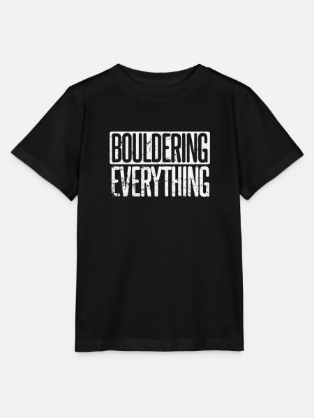 Bouldering everything - Stanley/Stella Kinder T-Shirt MINI CREATOR  - Schwarz