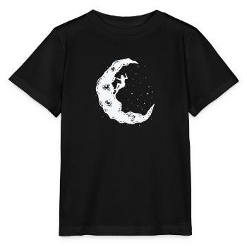 Escalade de bloc en demi-lune - T-shirt bio MINI CREATOR Stanley/Stella Enfant - noir - Devant - Mikhail (115cm)