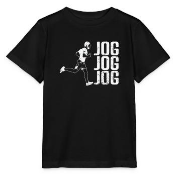 Jogging Joggen - Stanley/Stella Kinder T-Shirt MINI CREATOR  - Schwarz - Vorne - Mikhail (115cm)