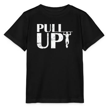 Pull Up Calisthenics Fitness - Stanley/Stella MINI CREATOR Kids’ T-Shirt - black - Front - Mikhail (115cm)