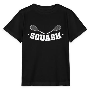 Squash spielen im Duell - Stanley/Stella Kinder T-Shirt MINI CREATOR  - Schwarz - Vorne - Mikhail (115cm)