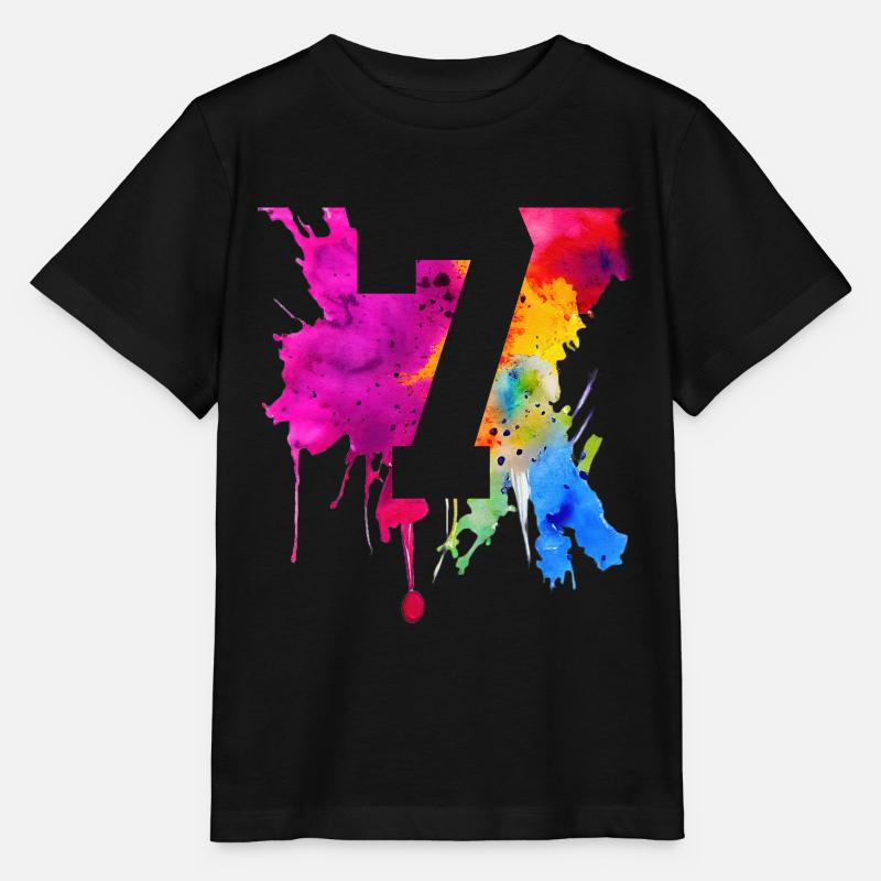 7 ANS 7E ANNIVERSAIRE - T-shirt bio MINI CREATOR Stanley/Stella Enfant - noir
