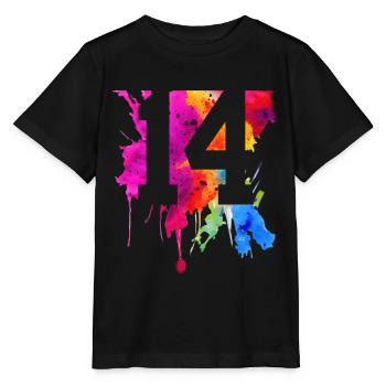 14 JAHRE 14. GEBURTSTAG - Stanley/Stella Kinder T-Shirt MINI CREATOR  - Schwarz - Vorne - Mikhail (115cm)