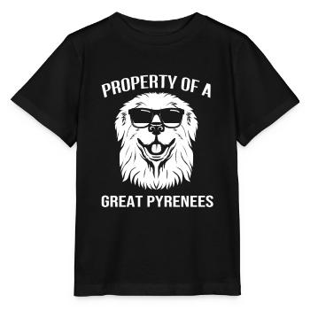 Chien des Pyrénées - T-shirt bio MINI CREATOR Stanley/Stella Enfant - noir - Devant - Mikhail (115cm)