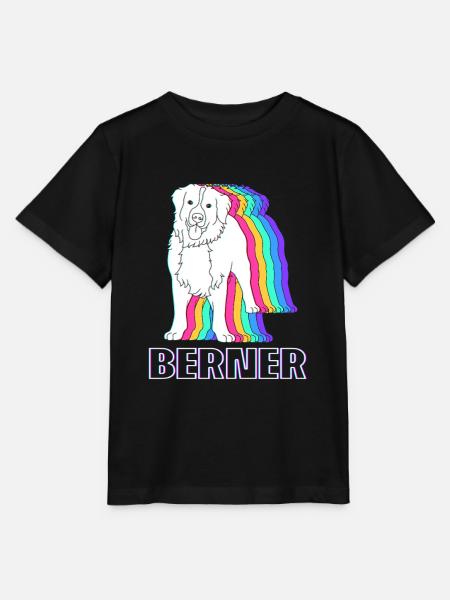 Berner Sennenhund - Stanley/Stella Kinder T-Shirt MINI CREATOR - Schwarz