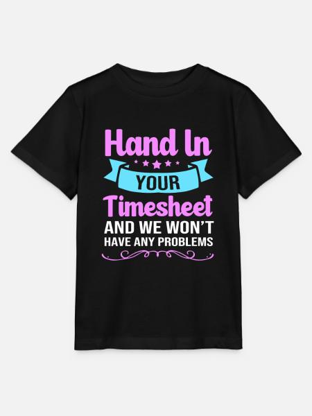 HR Manager - Stanley/Stella Kinder T-Shirt MINI CREATOR - Schwarz