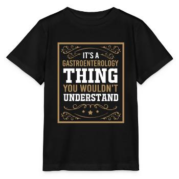Gastro-entérologie - T-shirt bio MINI CREATOR Stanley/Stella Enfant - noir - Devant - Mikhail (115cm)