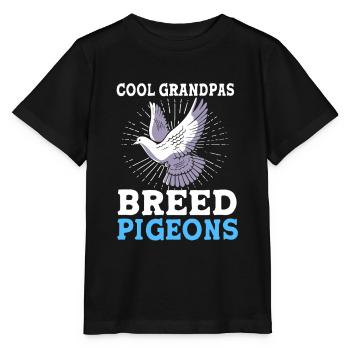 Pigeons Pigeon - T-shirt bio MINI CREATOR Stanley/Stella Enfant - noir - Devant - Mikhail (115cm)