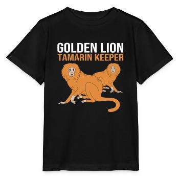 Tamarin Monkey Monkey Monkey Monkey Face - Stanley/Stella MINI CREATOR Kids’ T-Shirt - black - Front - Mikhail (115cm)