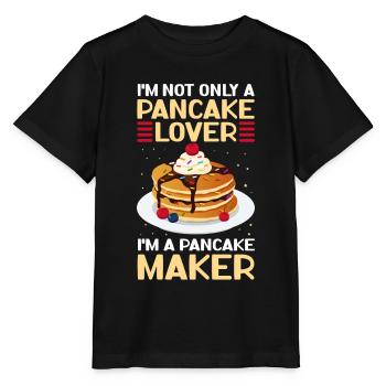 Pancakes Pancake Pancake Gift - Stanley/Stella MINI CREATOR Kids’ T-Shirt - black - Front - Mikhail (115cm)
