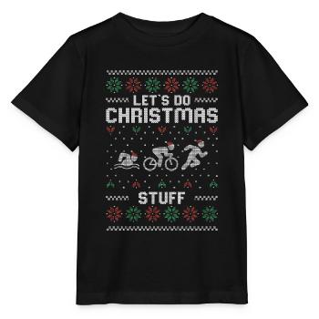 Ugly Christmas | Ugly Christmas Gift - Stanley/Stella MINI CREATOR Kids’ T-Shirt - black - Front - Mikhail (115cm)