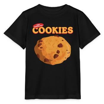 Cookies Cookie | Biscuits Baking Cookies Cadeau - T-shirt bio MINI CREATOR Stanley/Stella Enfant - noir - Devant - Mikhail (115cm)