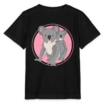 Koala Koala Koala Bear Koala Bear Gift - Stanley/Stella MINI CREATOR Kids’ T-Shirt - black - Front - Mikhail (115cm)