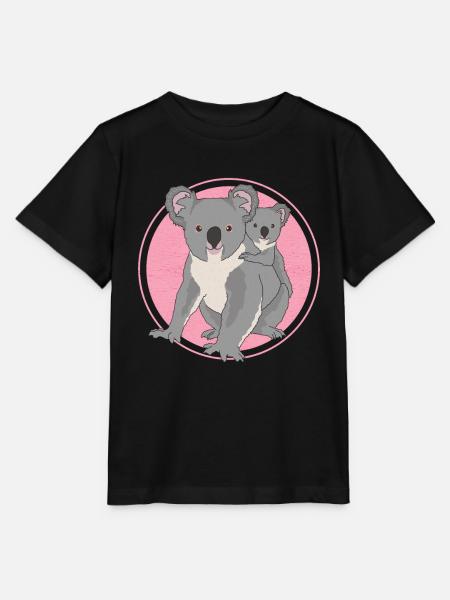 Koala Koalas Koalabären Koalabär Geschenk - Stanley/Stella T-shirt MINI CREATOR til børn - sort