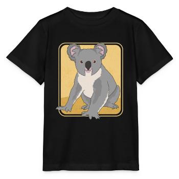 Koala Koalas Koala Bear Koala Bear Gift - Stanley/Stella MINI CREATOR Kids’ T-Shirt - black - Front - Mikhail (115cm)
