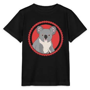 Koala Koalas | Koala Bear Koala Bear Gift - Stanley/Stella MINI CREATOR Kids’ T-Shirt - black - Front - Mikhail (115cm)