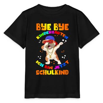 School Enrollment School Beginners Schoolchildren Gift - Stanley/Stella MINI CREATOR Kids’ T-Shirt - black - Front - Mikhail (115cm)