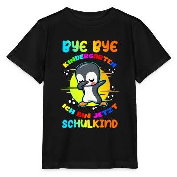 School Enrollment Schoolchildren School Beginners Gift - Stanley/Stella MINI CREATOR Kids’ T-Shirt - black - Front - Mikhail (115cm)