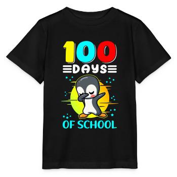 100 Schultage Kinder Schule Schüler Geschenk - Stanley/Stella Kinder T-Shirt MINI CREATOR  - Schwarz - Vorne - Mikhail (115cm)