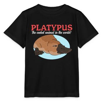 Platypus Platypus Platypus Gift - Stanley/Stella MINI CREATOR Kids’ T-Shirt - black - Front - Mikhail (115cm)