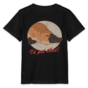 Ornithorynque Cadeau Ornithorynque - T-shirt bio MINI CREATOR Stanley/Stella Enfant - noir - Devant - Mikhail (115cm)