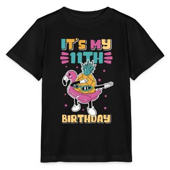 11. Geburtstag 11 Jahre alt Geschenkidee Geschenk - Stanley/Stella Kinder T-Shirt MINI CREATOR  - Schwarz - Vorne - Mikhail (115cm)