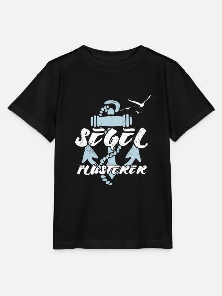 Segel Flüsterer - Segler Geschenk - Stanley/Stella Kinder T-Shirt MINI CREATOR - Schwarz