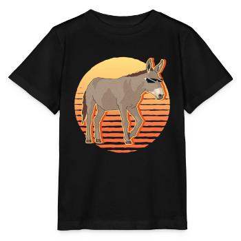 Donkey Donkey Donkey Owner Donkey Lover Gift - Stanley/Stella MINI CREATOR Kids’ T-Shirt - black - Front - Mikhail (115cm)