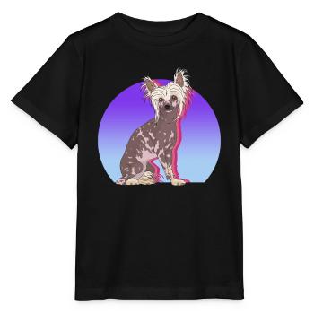 Chinese Crested Chinese Cresteds Gift - Stanley/Stella MINI CREATOR Kids’ T-Shirt - black - Front - Mikhail (115cm)